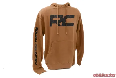 Rough Country Hoodie RC Topographical Sleeve Saddle LG - 94095LG