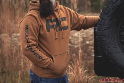 Rough Country Hoodie RC Topographical Sleeve Saddle LG - 94095LG
