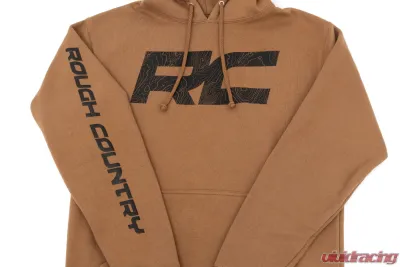 Rough Country Hoodie RC Topographical Sleeve Saddle LG - 94095LG