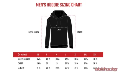 Rough Country Hoodie RC Topographical Sleeve Saddle LG - 94095LG