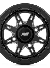 Rough Country 94 Series Wheel UTV Matte Black 14x7 4-137 +10mm                                     - 94140733 - Image 2