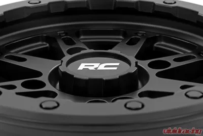 Rough Country 94 Series Wheel UTV Matte Black 14x7 4-137 +10mm - 94140733