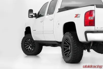Rough Country 95 Series Wheel Gloss Black | Machined 20X10 5X4.5 Dodge Chevy Silverado GMC Sierra 2WD | 4WD 2011-2022 - 95201006M