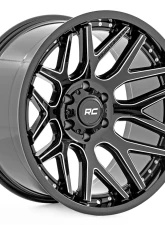 Rough Country 95 Series Wheel Gloss Black | Machined 20X10 6X135 Ford F-150 Tremor F-150 2WD | 4WD 2004-2022                                     - 95201017M - Image 2
