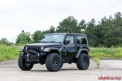 Rough Country 95 Series Wheel Gloss Black | Machined 20X10 6X135 Jeep 2007-2022 - 95201018M