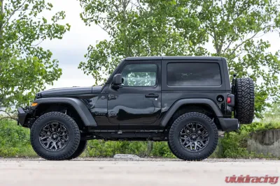 Rough Country 95 Series Wheel Gloss Black | Machined 20X10 6X135 Jeep 2007-2022 - 95201018M