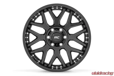 Rough Country 95 Series Wheel One-Piece Gloss Black 20x10 6x5.5 -18mm - 95201812