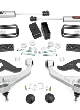 Rough Country 3" Suspension Lift Kit w/V2 Monotube Chevy Silverado 3500 HD GMC Sierra 3500 HD 2020-2022                                     - 95670 - Image 6