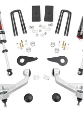 Rough Country 3.5" Lift Kit Vertex Reservoir without Factory Rear Overload Springs Chevy Silverado 2500 HD 3500 HD GMC Sierra 2500 HD Sierra 3500 HD 2WD | 4WD 2011-2019                                     - 95950 - Image 6