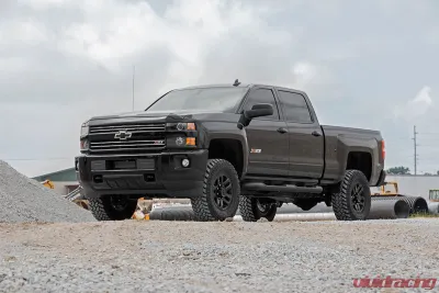 Rough Country 3.5" Lift Kit Vertex Reservoir without Factory Rear Overload Springs Chevy Silverado 2500 HD 3500 HD GMC Sierra 2500 HD Sierra 3500 HD 2WD | 4WD 2011-2019 - 95950
