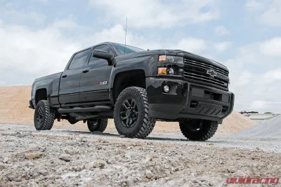 Rough Country 3.5" Lift Kit Vertex Reservoir without Factory Rear Overload Springs Chevy Silverado 2500 HD 3500 HD GMC Sierra 2500 HD Sierra 3500 HD 2WD | 4WD 2011-2019 - 95950