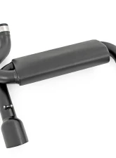 Rough Country Performance Exhaust Dual Outlet for Jeep Wrangler 2007-2018, 2.5" Stainless Steel, Matte Black                                     - 96002A - Image 6