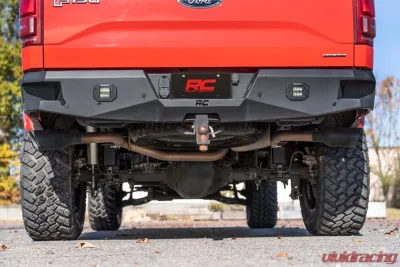 Rough Country Dual Catback Exhaust System w/Black Tips 15-20 F-150 Ford - 96006