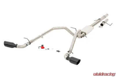 Rough Country Dual Catback Exhaust System w/Black Tips 09-13 GM 1500, 4.8L | 5.3L - 96008