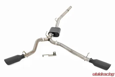 Rough Country Performance Cat-Back Exhaust Stainless 3.6L Jeep Gladiator JT 20-25 - 96015