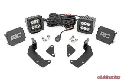 Rough Country LED Light Kit Cage Mount 2" Black Pair CFMOTO UFORCE 1000 - 96103