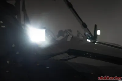 Rough Country LED Light Kit Cage Mount 2" Chrome Pair for CFMOTO UFORCE 1000 (2021-2022) - 96106