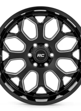 Rough Country 96 Series Wheel One-Piece Gloss Black 20x9 6x5.5 +0mm                                     - 96200012 - Image 2