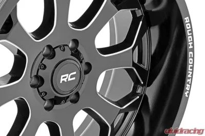 Rough Country 96 Series Wheel One-Piece Gloss Black 20x9 6x5.5 +0mm - 96200012