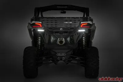 Rough Country LED Light Tail Light Mount 6 Black Slimline Pair Can-Am 2017-2022 - 97026