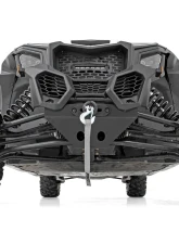 Rough Country Winch Mount for Can-Am Maverick X3 Max 2017-2024, 1/4" Steel, Black Finish                                     - 97028 - Image 6