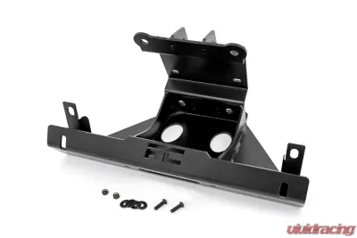 Rough Country Winch Mount for Can-Am Maverick X3 Max 2017-2024, 1/4" Steel, Black Finish - 97028