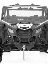 Rough Country Winch Mount for Can-Am Maverick X3 Max 2017-2024, 1/4" Steel, Black Finish                                     - 97028 - Image 5