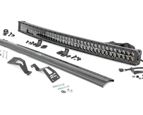 Rough Country LED Light Kit Front Mount 40" Black Dual Row White DRL Can-Am Commander Max 1000