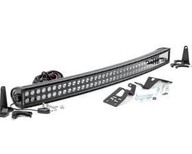 Rough Country LED Light Kit Front Mount 40" Black Dual Row White DRL Can-Am Commander Max 1000