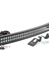 Rough Country LED Light Kit Front Mount 40" Black Dual Row White DRL Can-Am Commander Max 1000                                     - 97038 - Image 6