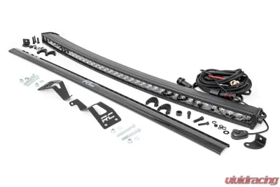 Rough Country LED Light Kit Front Mount 40" Black Single Row Can-Am Commander Max 1000 - 97040