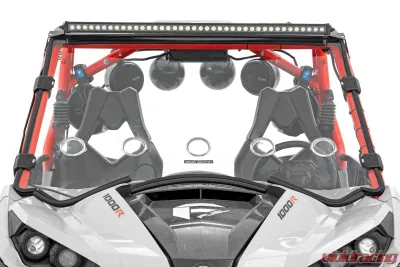 Rough Country LED Light Kit Front Mount 40" Black Single Row Can-Am Commander Max 1000 - 97040