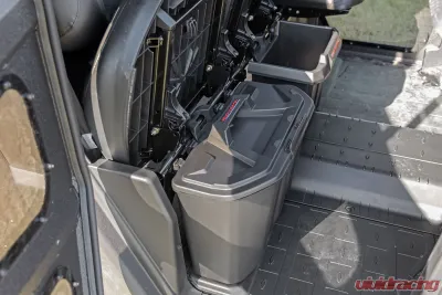 Rough Country Under Seat Storage Box for 2016-2024 Can-Am Defender, 3.7 Gallon Capacity - 97061