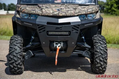 Rough Country Front Bumper with 6 LED Lights for Can-Am Defender 2016-2024 - 97068