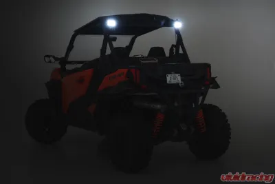 Rough Country LED Light Kit Rear Mount 2" Black Pair Spot Can-Am Maverick Sport 1000R - 97081
