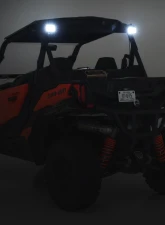 Rough Country LED Light Kit Rear Mount 2" Black Pair Flood Can-Am Maverick Sport 1000R                                     - 97082 - Image 5