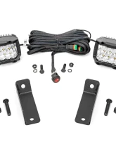 Rough Country LED Light Kit Rear Mount 2" Chrome Pair for Can-Am Maverick Sport 2019-2024                                     - 97083 - Image 6
