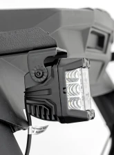 Rough Country LED Light Kit Rear Mount 2" Chrome Pair for Can-Am Maverick Sport 2019-2024                                     - 97083 - Image 3