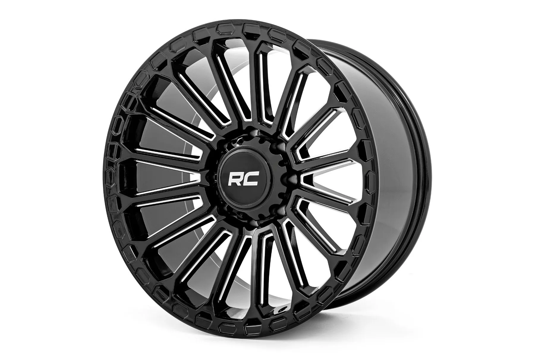 Rough Country 97 Series Wheel One-Piece Gloss Black 20x10 6x135 -19mm - 97201017