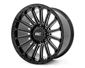 Rough Country 97 Series Wheel One-Piece Gloss Black 20x10 6x135 -19mm