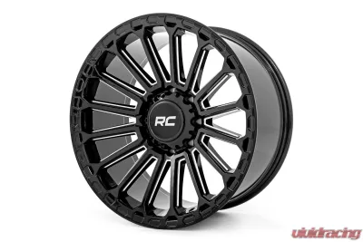 Rough Country 97 Series Wheel One-Piece Gloss Black 20x10 6x5.5 -18mm - 97201812