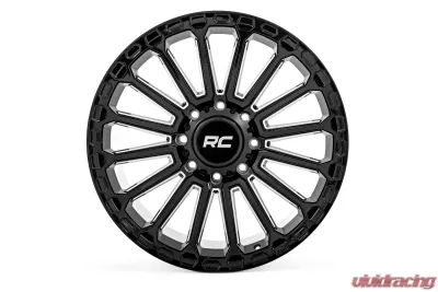 Rough Country 97 Series Wheel One-Piece Gloss Black 22x10 6x5.5 -25mm - 97221012