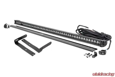 Rough Country 50" LED Light Bar Kit Single Row Black Series w/White DRL Kubota 2014-2022 - 98009