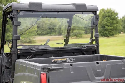 Rough Country Rear Panel Windshield for Polaris Ranger 500 Mid-Size 2015-2021, Polycarbonate - 98152012