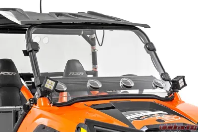 Rough Country Vented Full Windshield Scratch Resistant Polaris Ranger RZR S 800 | RZR 4 800 - 98211410