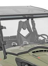 Rough Country Vented Full Windshield for Can-Am Commander 2011-2020, Scratch Resistant                                     - 98212030 - Image 6