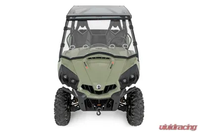 Rough Country Vented Full Windshield for Can-Am Commander 2011-2020, Scratch Resistant - 98212030