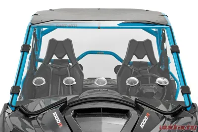 Rough Country Full Scratch Resistant Vented Windshield Can-Am Maverick 2013-2018 - 98231830