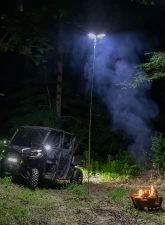 Rough Country Telescoping LED Campsite Light Kit 12V 6200 Lumens, Waterproof, 16ft Reach                                     - 99025 - Image 2