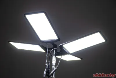 Rough Country Telescoping LED Campsite Light Kit 12V 6200 Lumens, Waterproof, 16ft Reach - 99025